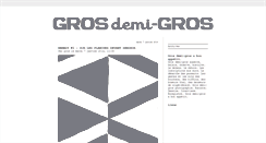 Desktop Screenshot of grosdemigros.com