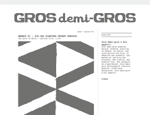 Tablet Screenshot of grosdemigros.com